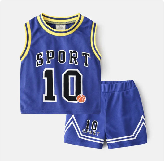 Children's Basketball Clothing Set – Summer-Ready Comfort and Style.