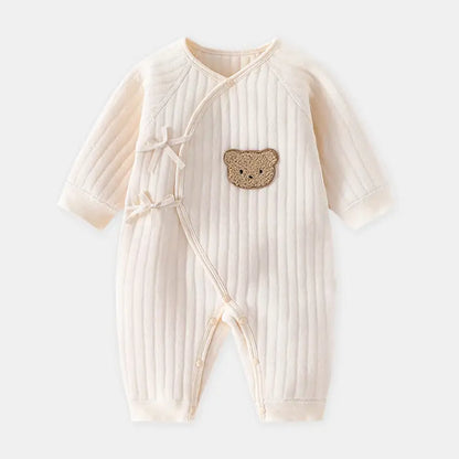 Bear Baby Jumpsuit – Soft Cotton Romper for Boy/Girls
