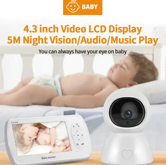 1080P Baby Monitor Camera with Night Vision & Alarm Function